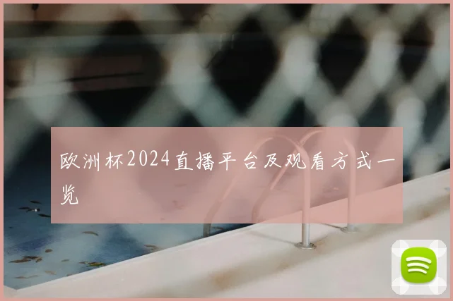欧洲杯2024直播平台及观看方式一览